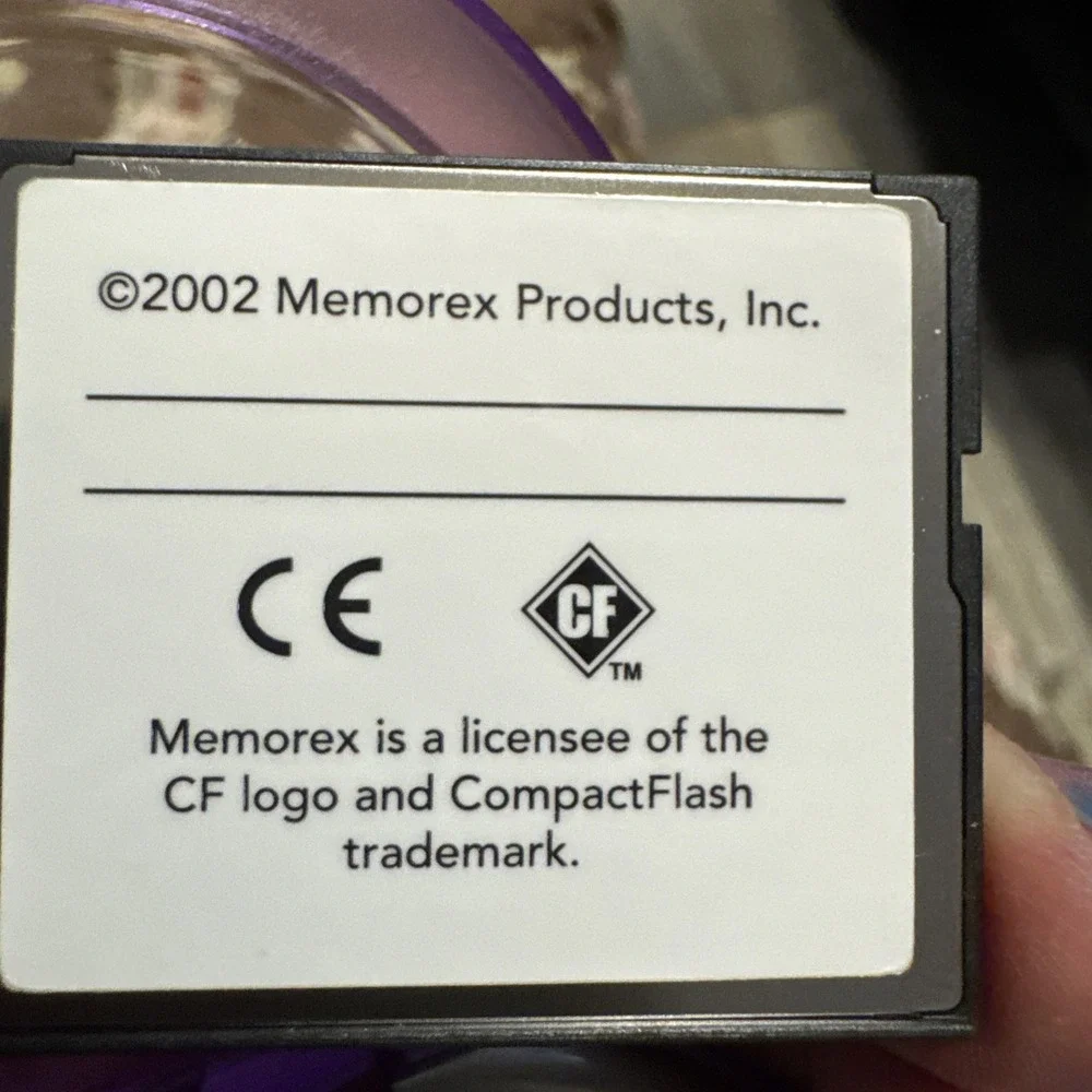 Vtg Memorex 512MB CompactFlash Memory Card May Be Used Or New